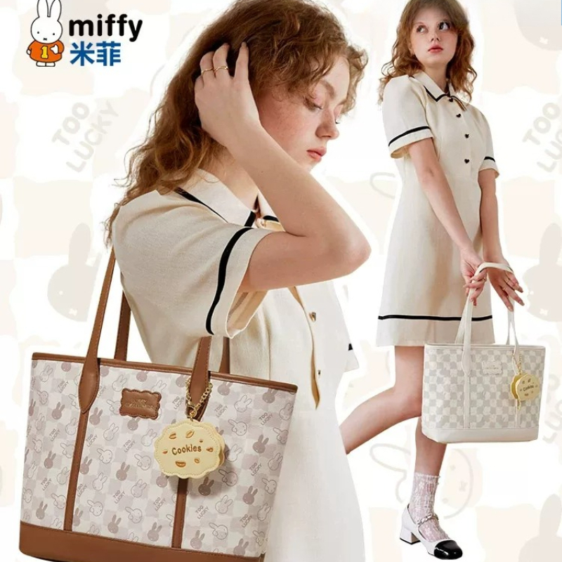 Luxury Bags Edit - Sac fourre-tout Miffy Kawaii Anime, style