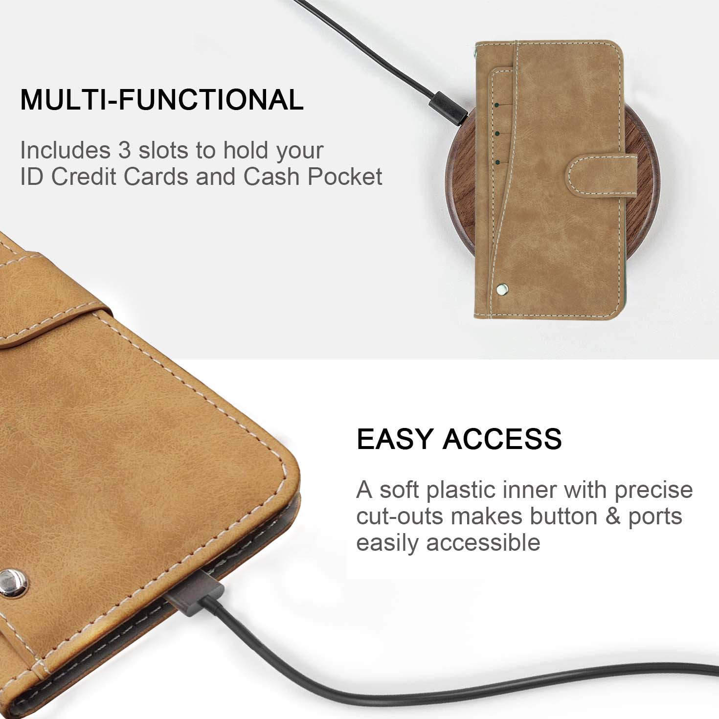 Étui portefeuille en cuir vint - Luxury Bags Edit avis et prix